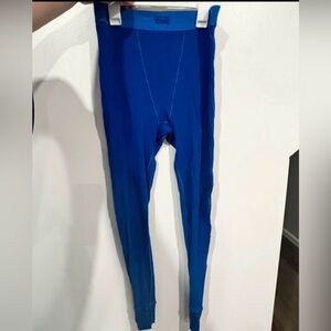 SKIMS limited edition royal blue soft cotton lounge ribbed leggings